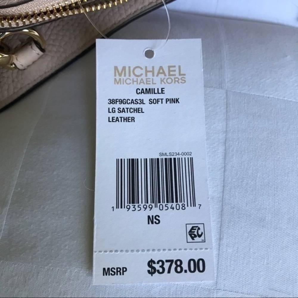 Michael Kors Camille satchel zip clutch wristlet - Picture 9 of 10